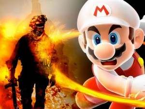 mario vs call of